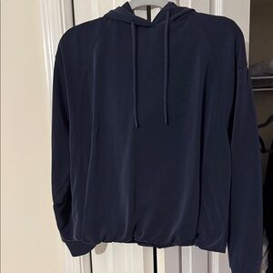 Athleta Dark Blue Zip-Up Jacket
